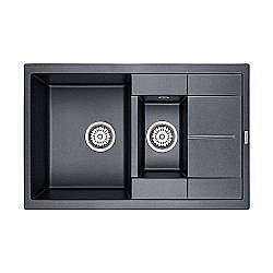 Мойка кухонная Paulmark Feste PM237850-BLM Черная купить в интернет-магазине сантехники Sanbest