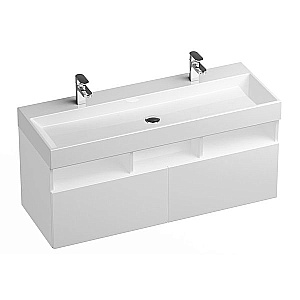 Комплект мебели для ванной Ravak SET NATURAL 120 70508080 белый глянцевая для ванной в интернет-магазине Sanbest