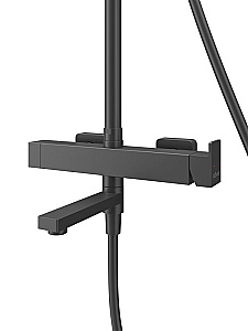 Душевая система Cezares SLIDER CVD-NOP черная матовая купить в интернет-магазине сантехники Sanbest