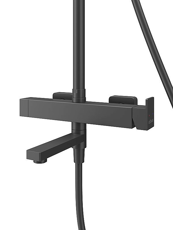 Душевая система Cezares SLIDER CVD-NOP черная матовая купить в интернет-магазине сантехники Sanbest