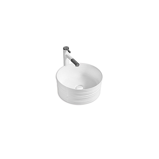 Раковина накладная Ceramalux N 41 W1532 белая купить в интернет-магазине Sanbest