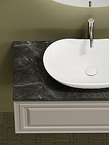 Тумба с раковиной Sancos Very 100 со столешницей, Doha Soft для ванной в интернет-магазине Sanbest