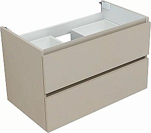 Тумба с раковиной Aquanet Вега 2.0 337943/329255 80 бежевый для ванной в интернет-магазине Sanbest