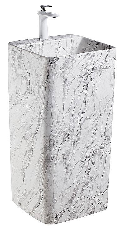 Раковина SantiLine 42 SL-4005MM мрамор купить в интернет-магазине Sanbest