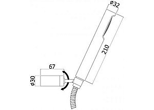 Душевой гарнитур Paffoni BIRILLO ZDUP036NO купить в интернет-магазине сантехники Sanbest