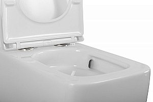 Унитаз подвесной BelBagno LUCE-TOR BB076CH-TOR/SC белый, с крышкой микролифт, безободковый, слив-торнадо купить в интернет-магазине Sanbest