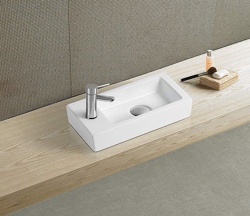 Раковина Ceramalux N 36,5 9272 белая купить в интернет-магазине Sanbest