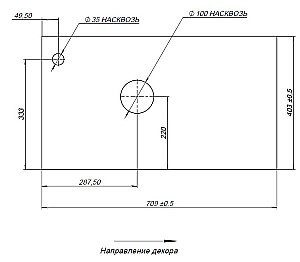 Столешница Aquanet Nova Lite Loft 75 TF01 серый для ванной в интернет-магазине сантехники Sanbest