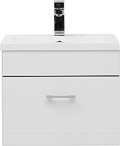 Тумба с раковиной Aquanet Верона 207765 50 белый для ванной в интернет-магазине Sanbest