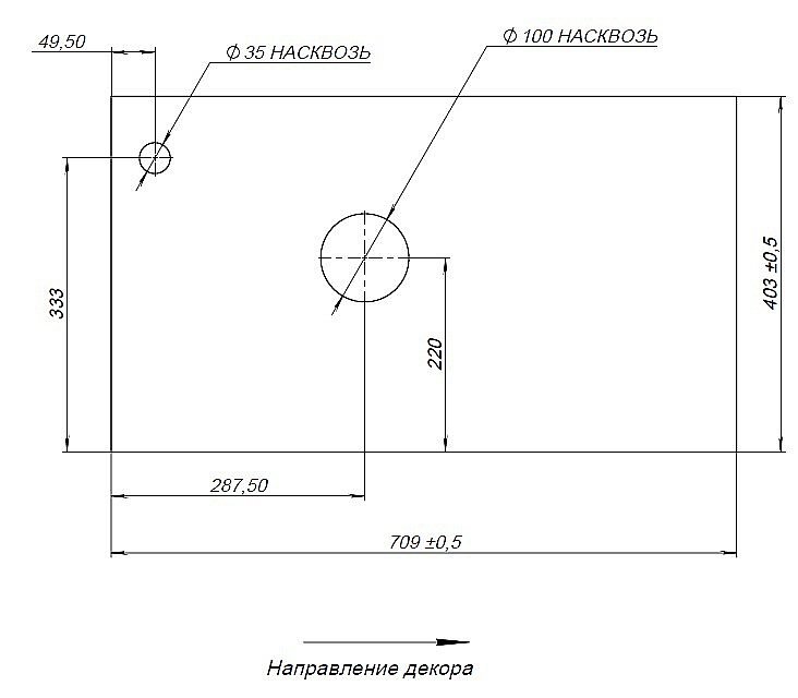 Столешница Aquanet Nova Lite Loft 75 TF01 серый для ванной в интернет-магазине сантехники Sanbest