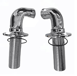 Соединения для крепления к стене для смесителя на ванну, 3/4, хром купить в интернет-магазине сантехники Sanbest