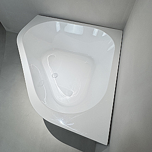 Ванна Abber 135х135 AB9507-1.3 белая купить в интернет-магазине Sanbest