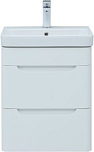 Тумба с раковиной Aquanet София 274171 50 белый глянец для ванной в интернет-магазине Sanbest