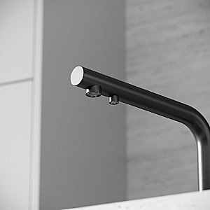 Смеситель для кухни Sancos Foster SC4014MB черный матовый купить в интернет-магазине сантехники Sanbest