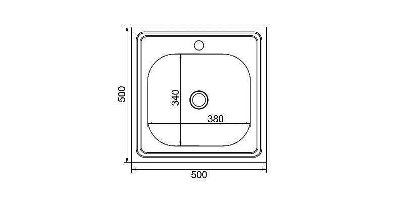 Мойка кухонная MIXLINE ML 527965 хром купить в интернет-магазине сантехники Sanbest