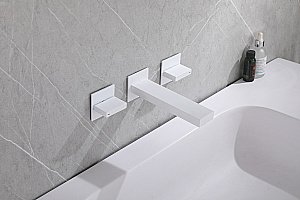 Смеситель для раковины ABBER Daheim AF82122W белый матовый купить в интернет-магазине сантехники Sanbest