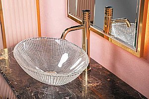 Зеркало Armadi Art Monaco капучино с золотом 70 в ванную от интернет-магазине сантехники Sanbest