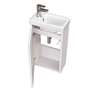 Тумба с раковиной Taliente Olejo 40 белый глянцевый для ванной в интернет-магазине Sanbest