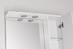 Зеркало со шкафом Style Line Ирис 65/С в ванную от интернет-магазине сантехники Sanbest