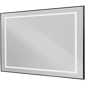 Зеркало BelBagno Kraft SPC-KRAFT-1200-800-SENS-NERO черный в ванную от интернет-магазине сантехники Sanbest