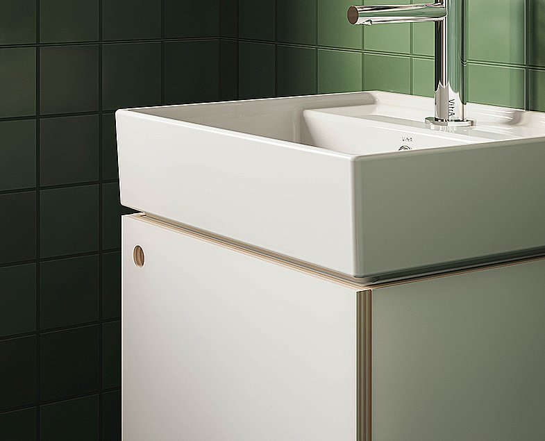 Раковина Vitra ArchiPlan 45 7400B003-0001 белая купить в интернет-магазине Sanbest