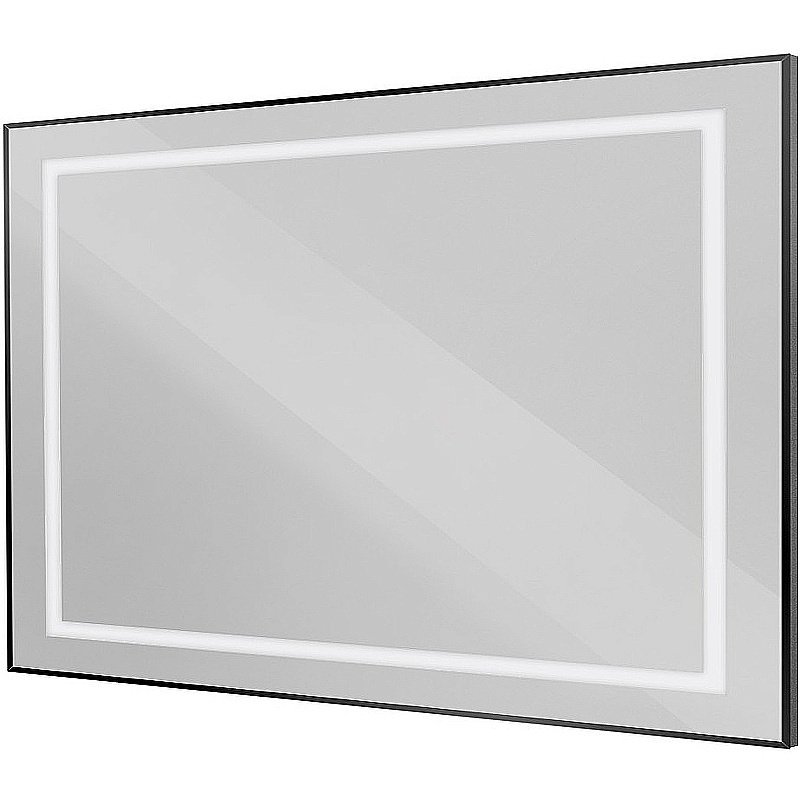Зеркало BelBagno Kraft SPC-KRAFT-1200-800-SENS-NERO черный в ванную от интернет-магазине сантехники Sanbest