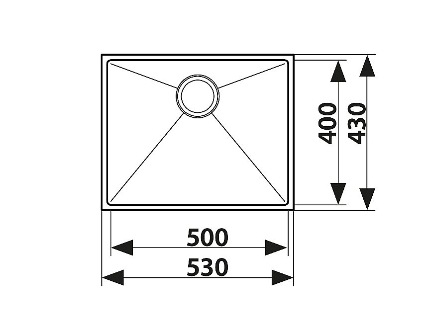 Мойка кухонная Kaiser KSM-5345 сатин купить в интернет-магазине сантехники Sanbest