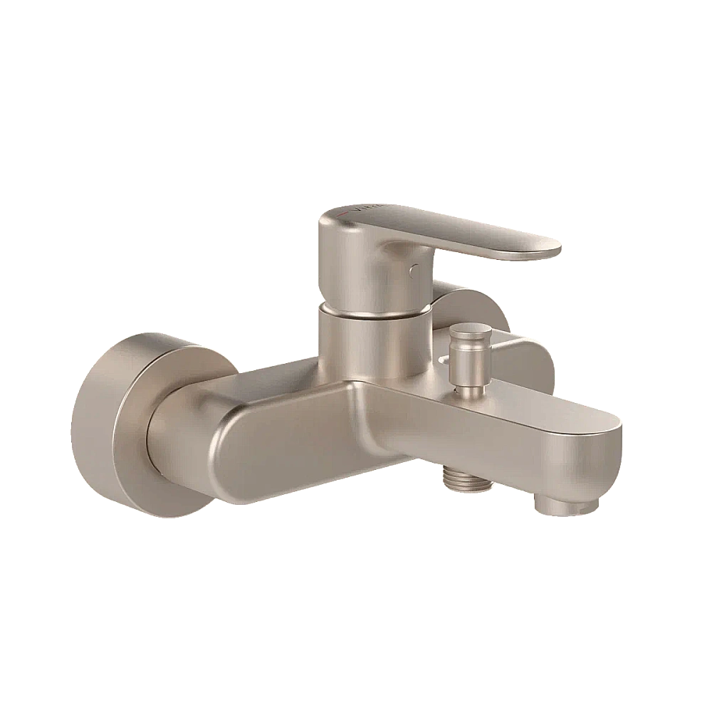 Смеситель для ванны VitrA Root Round A4272534EXP брашированный никель купить в интернет-магазине сантехники Sanbest