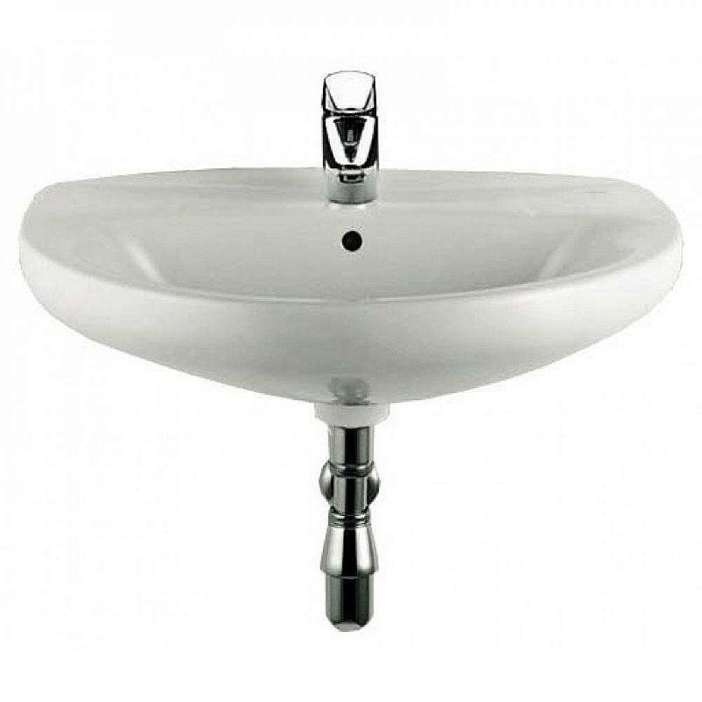 Раковина на пьедестале Roca Victoria 56 32739300Y белая купить в интернет-магазине Sanbest