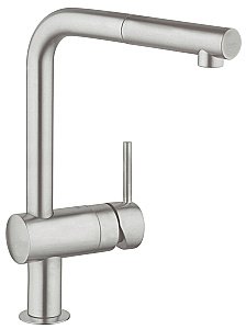 Смеситель для кухни Grohe Minta 32168DC0 сталь купить в интернет-магазине сантехники Sanbest