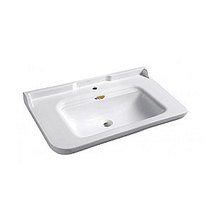 Консоль с раковиной на 1 отв. Kerasan Waldorf 4142K 100 золото для ванной в интернет-магазине сантехники Sanbest