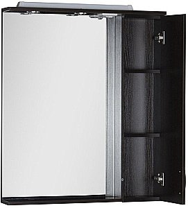 Зеркало со шкафом Aquanet Донна 80 венге в ванную от интернет-магазине сантехники Sanbest