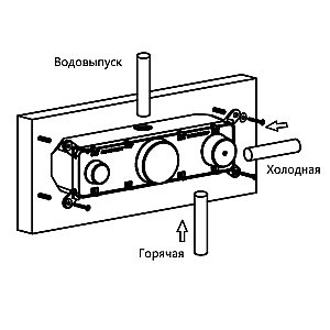 Смеситель для душа Vincea VSCV-422TBG золото купить в интернет-магазине сантехники Sanbest