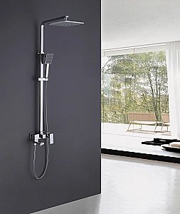 Душевая система ABBER Daheim AF8216L хром купить в интернет-магазине сантехники Sanbest