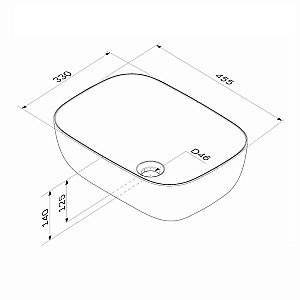 Раковина накладная AM.PM Func 45,5 M8FWCC10450WG белая купить в интернет-магазине Sanbest