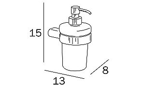 Диспенсер Inda Mito A2010NNE + A2012ANE21 черный матовый купить в интернет-магазине сантехники Sanbest