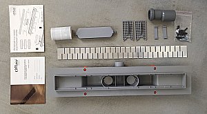 Душевой лоток PAINI Medium CH650MN 65 с рамкой, хром купить в интернет-магазине Sanbest