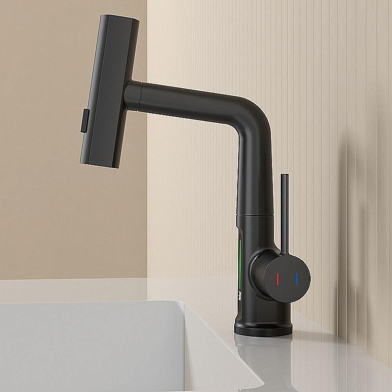 Смеситель для раковины Black&white Sky Day SD3027B черный матовый купить в интернет-магазине сантехники Sanbest