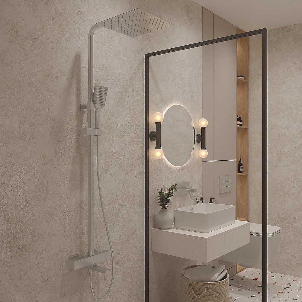 Душевая система Oliveeka D OL-739901-CR хром купить в интернет-магазине сантехники Sanbest