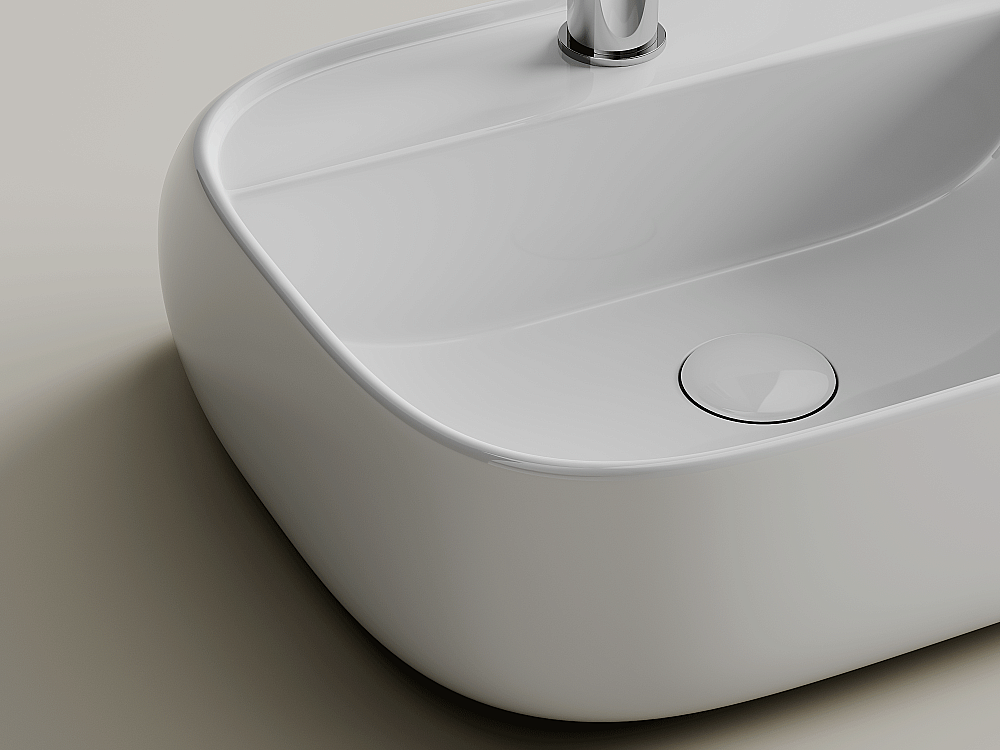 Раковина Ceramica Nova Fonte 50 CN5051 белая купить в интернет-магазине Sanbest