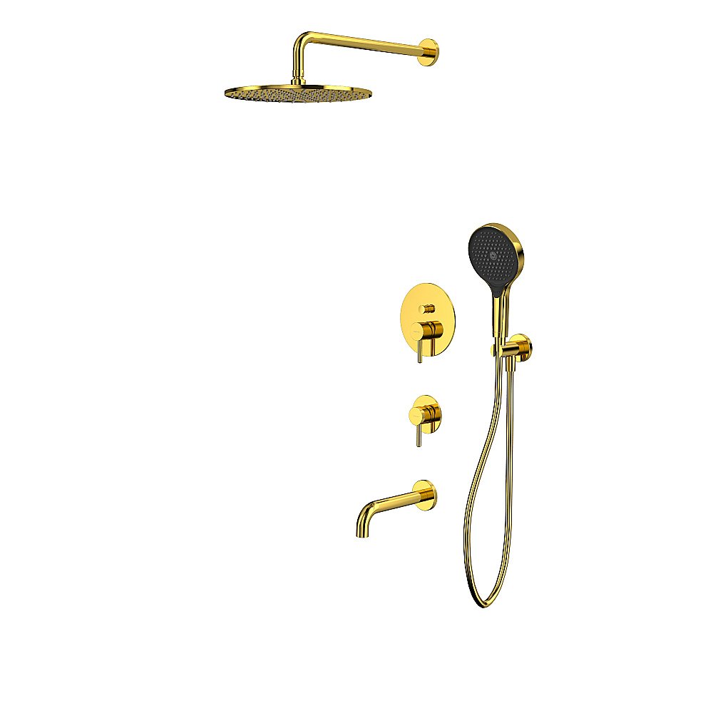 Душевая система WhiteCross Y YSET07TOPGL золото купить в интернет-магазине сантехники Sanbest