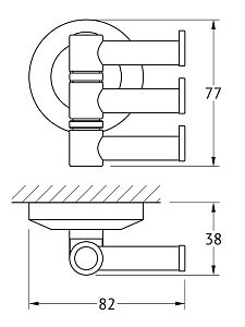 Крючок FBS Standard STA 047 купить в интернет-магазине сантехники Sanbest