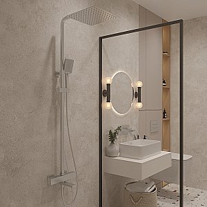 Душевая система Oliveeka D OL-739901-CR хром купить в интернет-магазине сантехники Sanbest