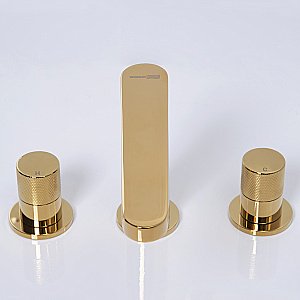 Смеситель для раковины WasserKRAFT Ems 7600 7635 золото купить в интернет-магазине сантехники Sanbest