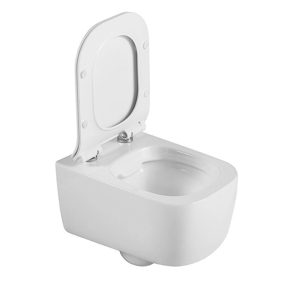 Унитаз подвесной Black&White Universe W-730 белый купить в интернет-магазине Sanbest