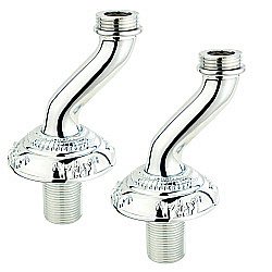 Полуколонны на борт ванны Migliore Cristalia ML.CRS-RIC3705.CR хром купить в интернет-магазине сантехники Sanbest