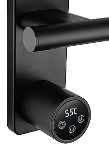 Полотенцесушитель электрический WONZON & WOGHAND NÜRNBERG, Черный матовый (WW-AL342-MB) купить в интернет-магазине сантехники Sanbest