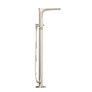 Смеситель для ванны VitrA Root Round A4274134EXP с ручным душем, брашированный никель купить в интернет-магазине сантехники Sanbest