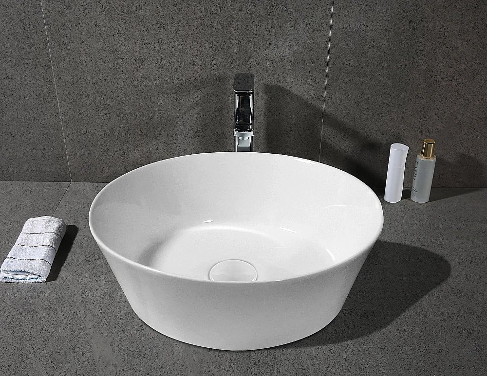 Раковина накладная CeruttiSpa 36 CR0079A белая купить в интернет-магазине Sanbest