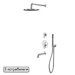 Душевая система WhiteCross Y YSET07CR хром купить в интернет-магазине сантехники Sanbest